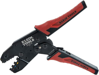 Klein Tools 3005CR Wire Crimper Tool, Ratcheting Insulated Terminal Crimper for 10 to 22 AWG Wire