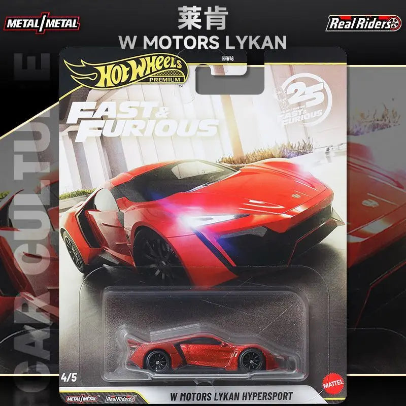 Hot Wheels HNW46 Fast & Furious N Case Serise Mitsubishi Eclipse Car Die Cast Model Car Toys Surprise Collection Decoration Gift