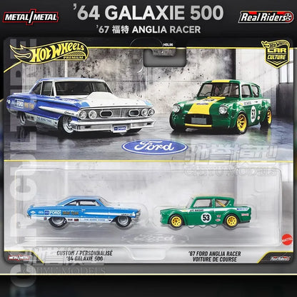 New Hot Wheels 1:64 HBL96 Car Culture Series Cars Model Two-car Suit Alloy Car Model Toyota Custom Collect Toy Birthday Gifts