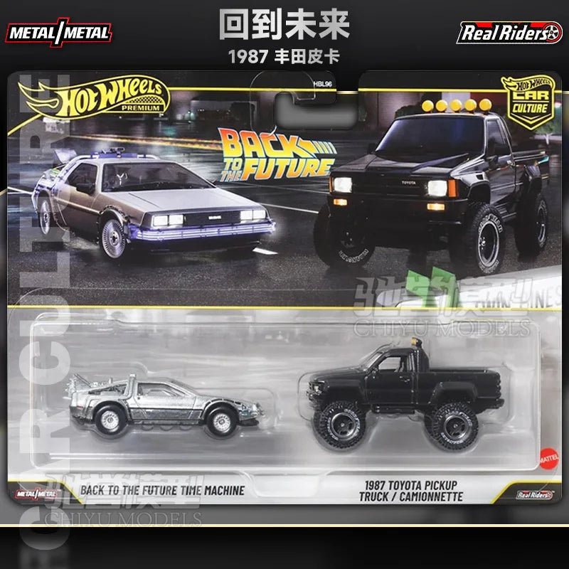 New Hot Wheels 1:64 HBL96 Car Culture Series Cars Model Two-car Suit Alloy Car Model Toyota Custom Collect Toy Birthday Gifts