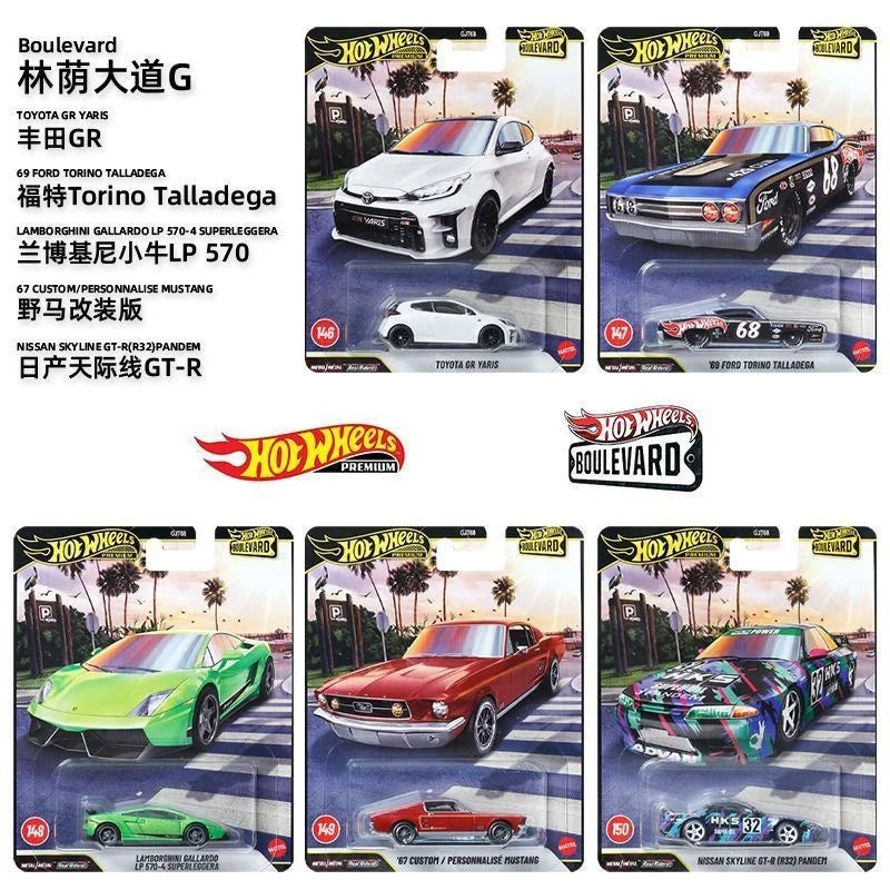 Hot Wheels HNW46 Fast & Furious N Case Serise Mitsubishi Eclipse Car Die Cast Model Car Toys Surprise Collection Decoration Gift