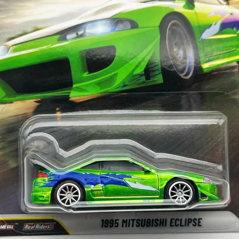 Hot Wheels HNW46 Fast & Furious N Case Serise Mitsubishi Eclipse Car Die Cast Model Car Toys Surprise Collection Decoration Gift
