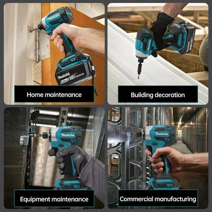Makita DTD173 1800RPM Cordless Impact Driver 180N.m Brushless Motor Electric Drill Wood/Bolt/T-Mode For Makita Battery