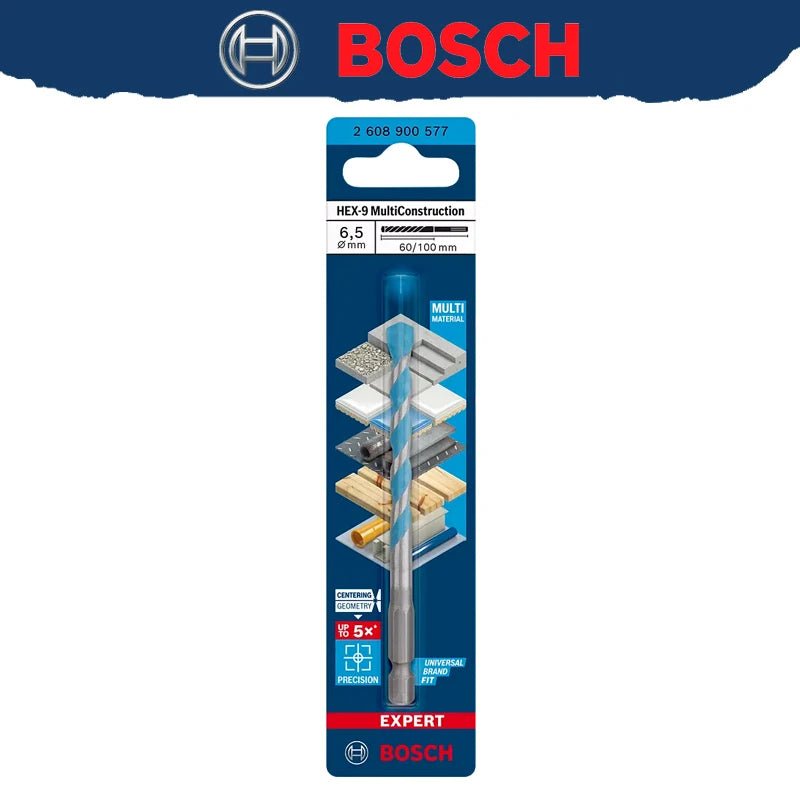 BOSCH EXPERT HEX-9 Multi Construction Drill Bit For Concrete Soft Tiles High Hardness Twist Drill 2608900569 2608900574