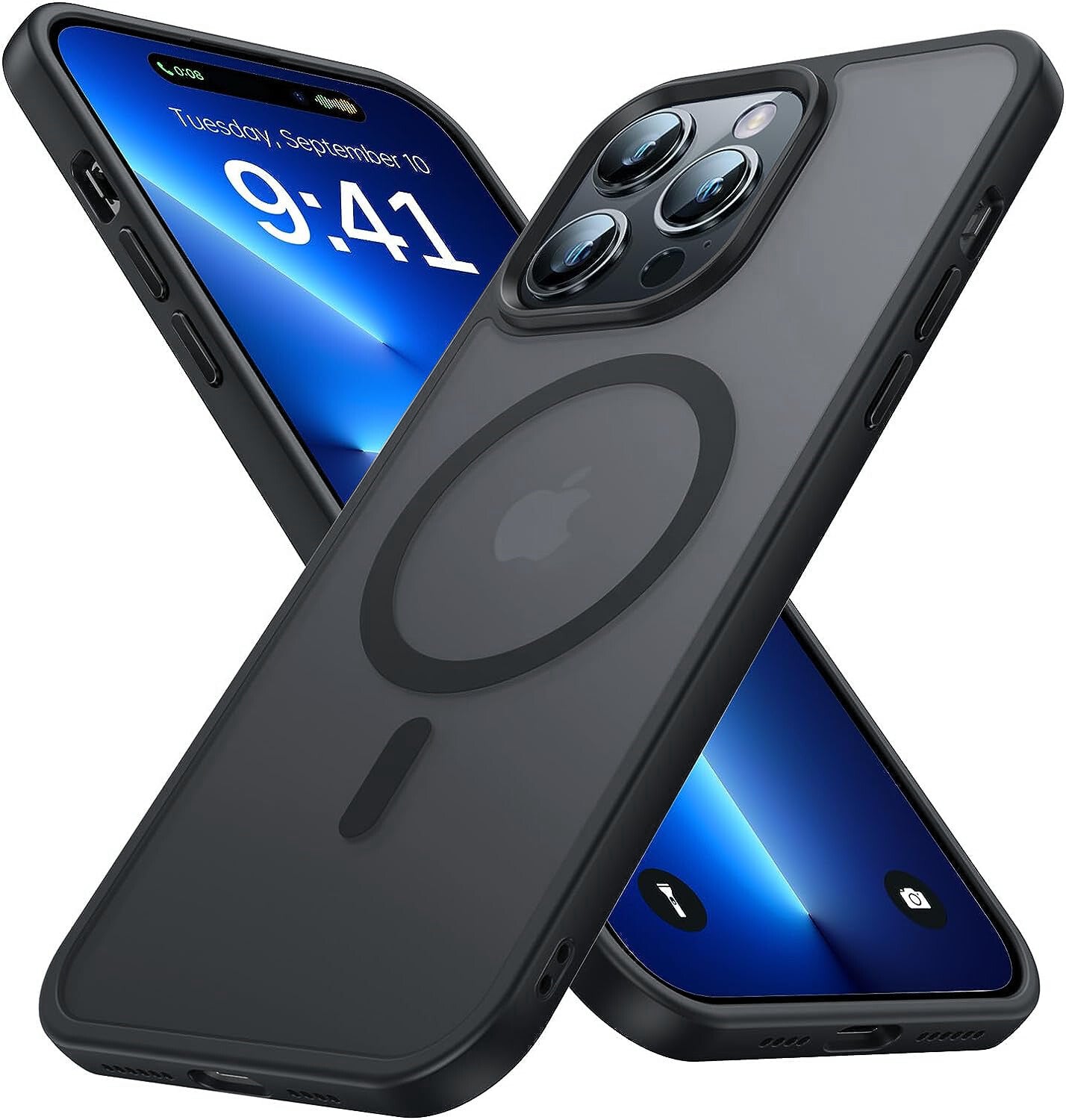 For Iphone 17 16 15 14 13 12 Pro Max Air Frosted Case Mag Safe Shockproof Cover